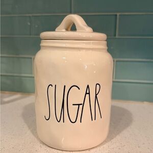 Rae Dunn White Sugar Jar